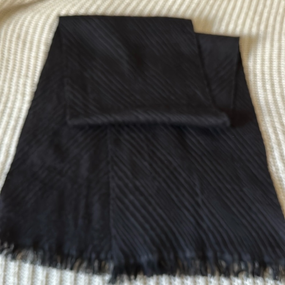 Emporio Armani black scarf